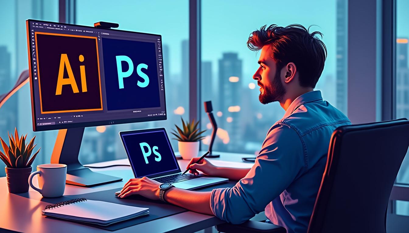 découvrez comment exporter facilement vos calques illustrator vers photoshop avec notre guide étape par étape. optimisez votre flux de travail graphique grâce à des conseils pratiques et rapides.